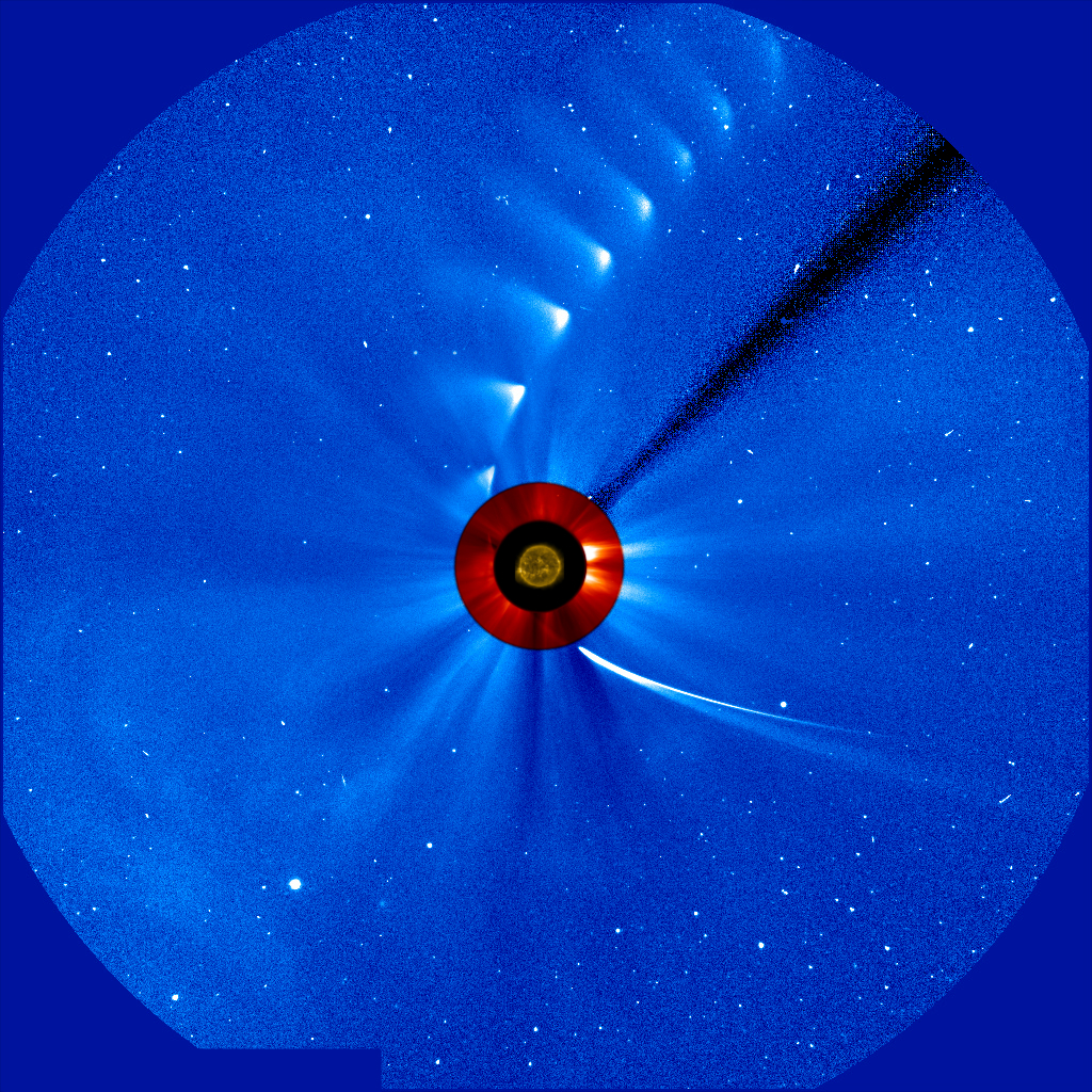 Comet ISON Time-Lapse Nov. 28 Solar and Heliospheric Observatory View