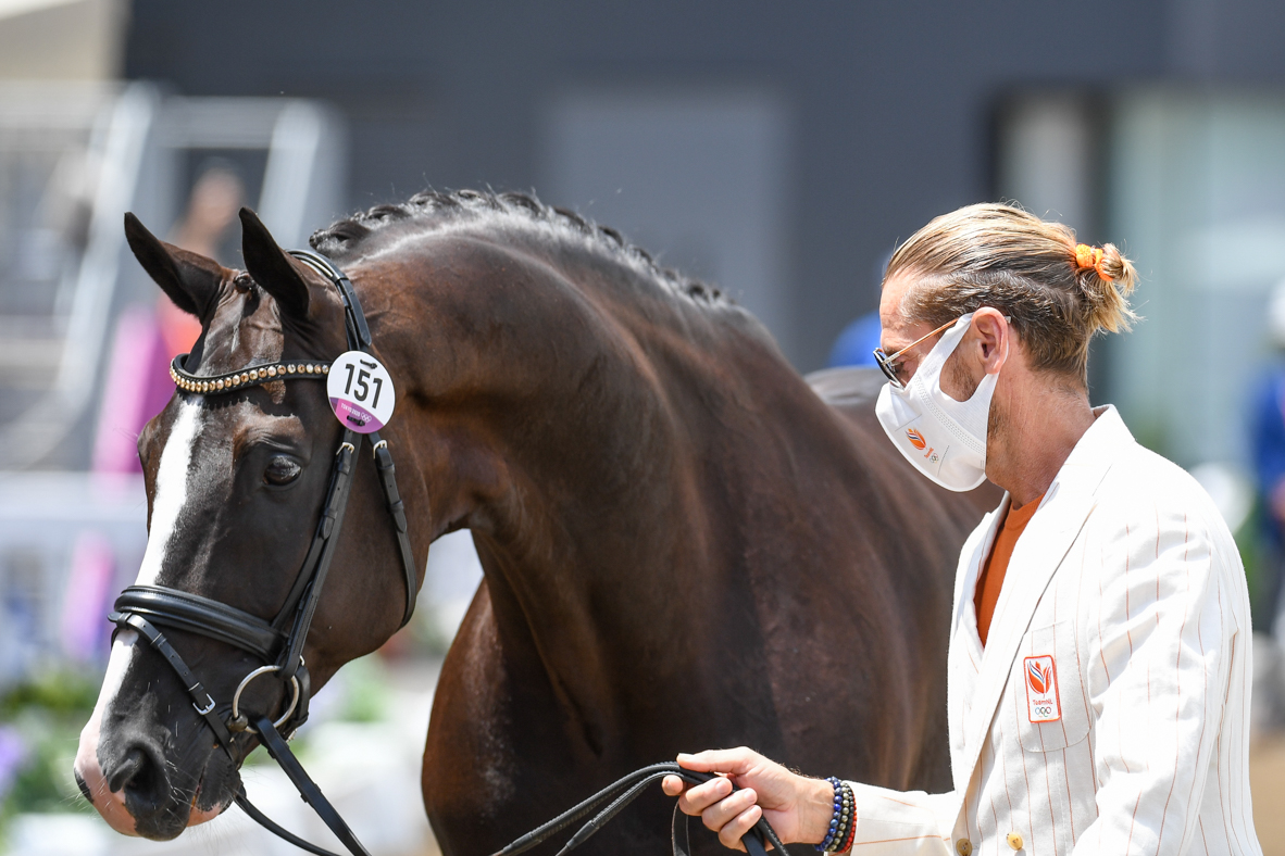Tokyo Olympics dressage trot-up pictures