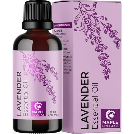 Pure Lavender Essential Oil - Premium Lavender Essential Oil for Hair Skin and Nails - Aromatherapy Lavender Oil for Diffusers Humidifiers and Linens Plus Natural Bath Oil for Home Spa Self Care