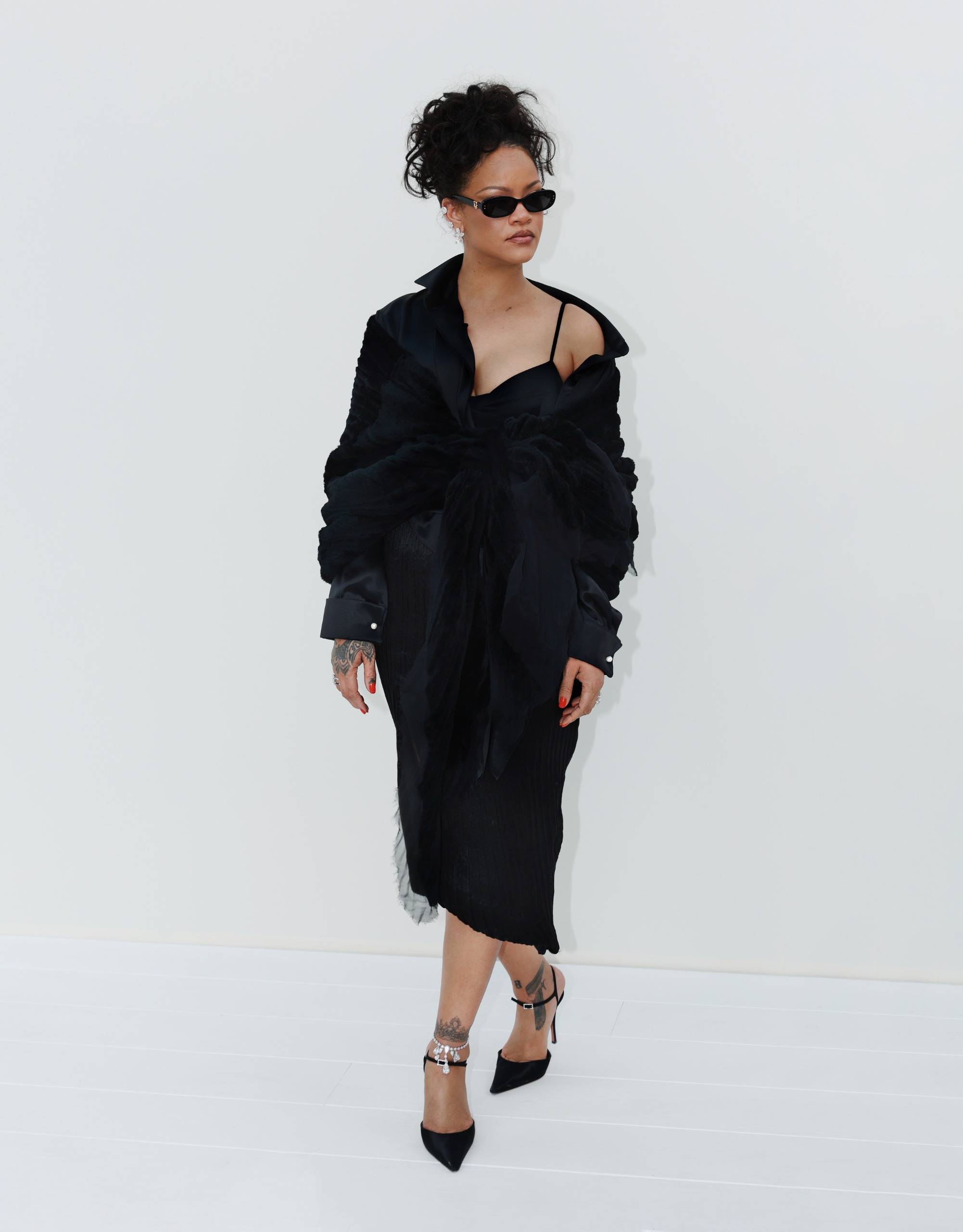 An image of Rihanna at the Dior spring/summer 2027 show.