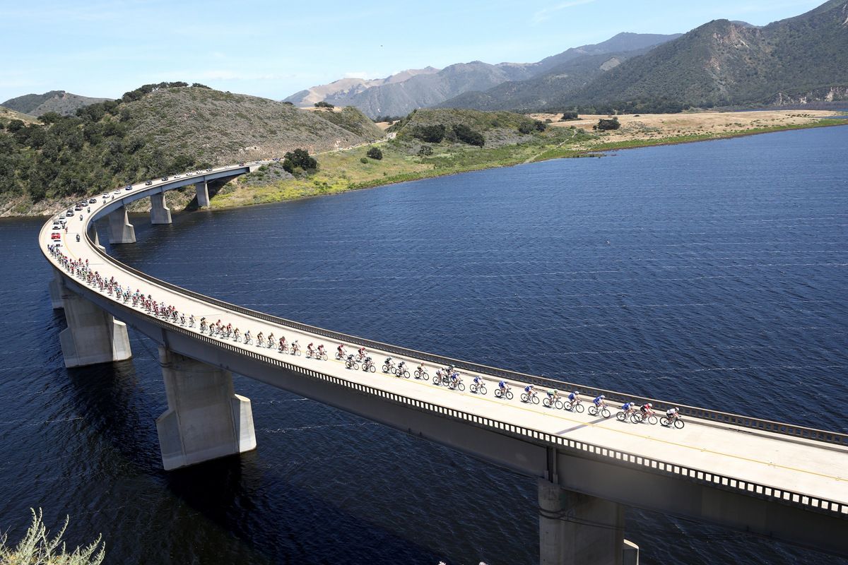 The Twitchell Reservoir made an appearance today
