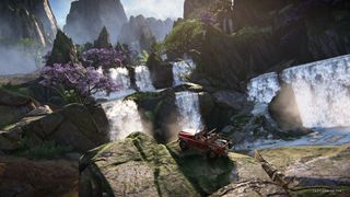 Uncharted: The Lost Legacy chapter 3 waterfall jeep