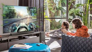 Samsung Neo QLED TV range lifestyle shots and features
