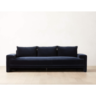 Camden ink blue velvet sofa