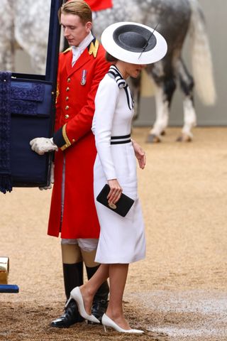 The Princess of Wales arrives at the 2024 Trooping the Colour celebrations