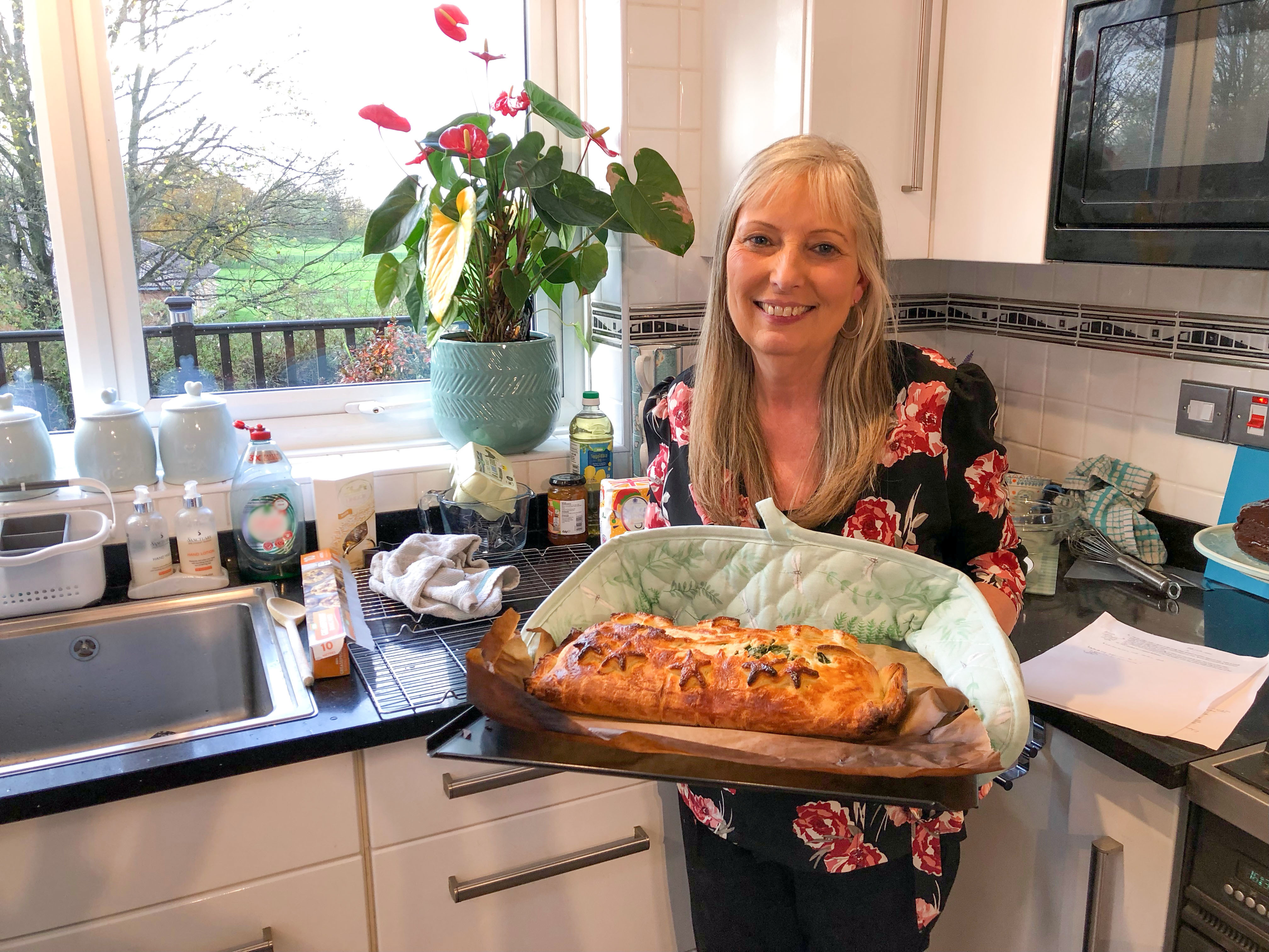 TV tonight Diane is proud of her salmon en croute.