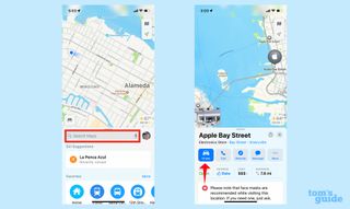 map a route with multiple stops in iOS 16 Maps enter your destination and get directions