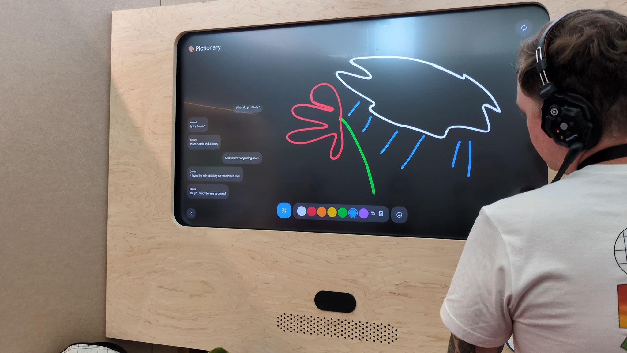 Playing Pictionary with Google Project Astra at Google I/O 2024