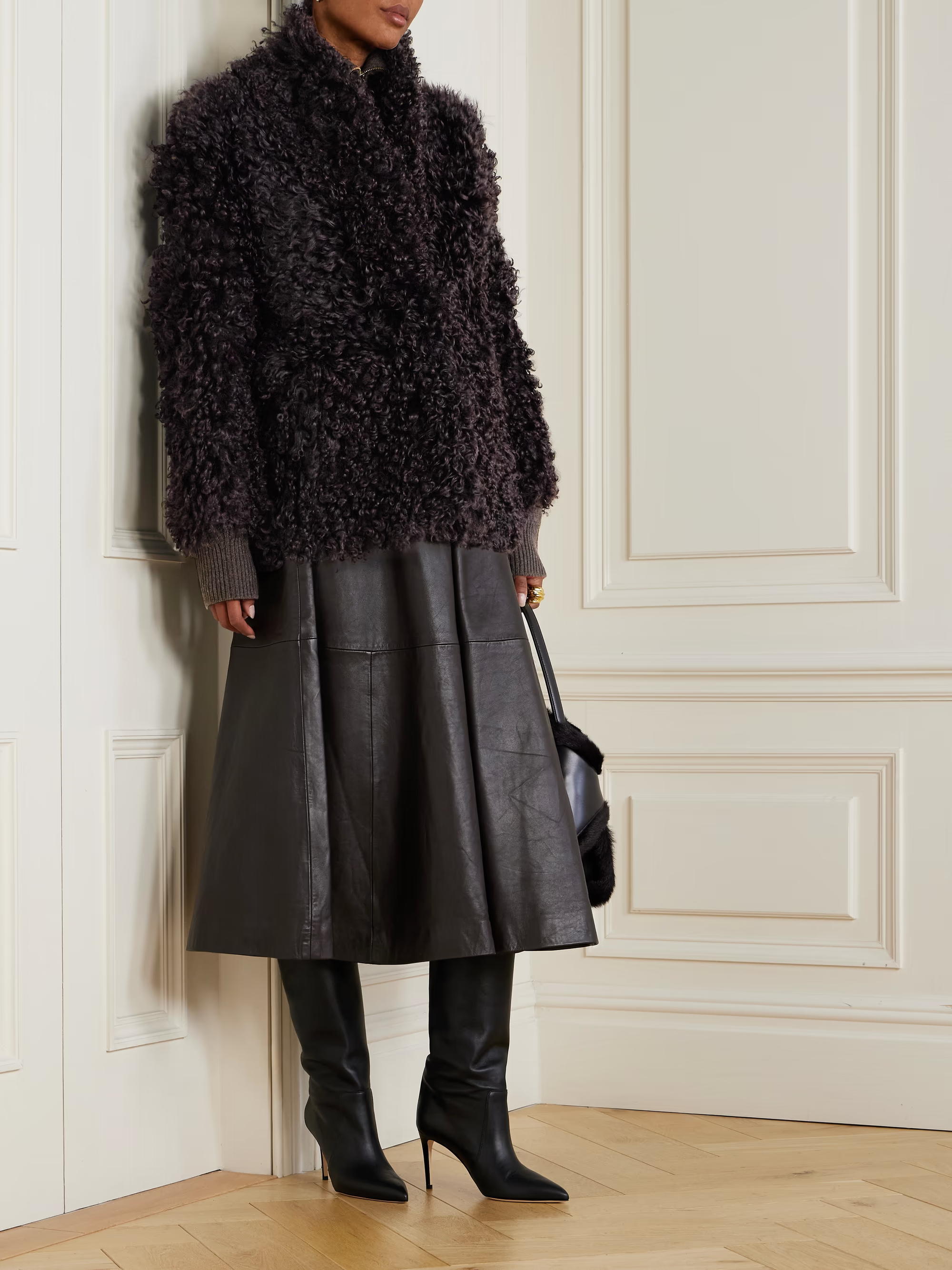 NOUR HAMMOR, Amara shearling jacket