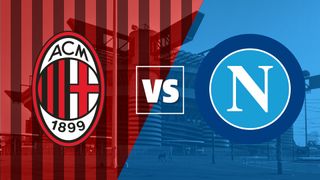 AC Milan and Napoli logos
