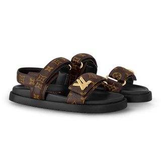 Louis Vuitton monogram sandals 