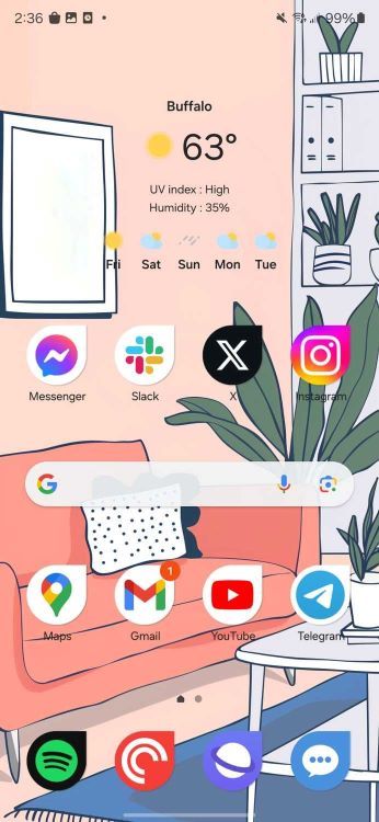 Spotify updated icon on Android