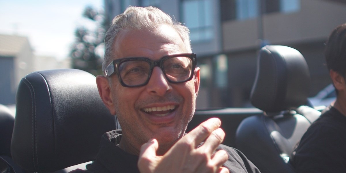 the world according to jeff goldblum smiling disney+