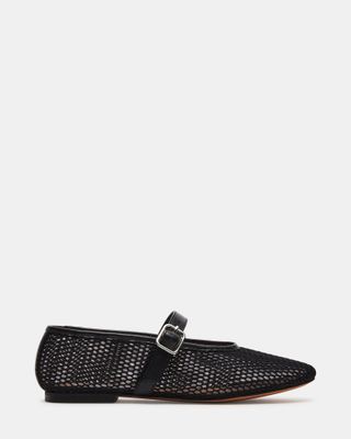 Dreaming Black Multi Mesh Mary Jane | Women's Flats – Steve Madden