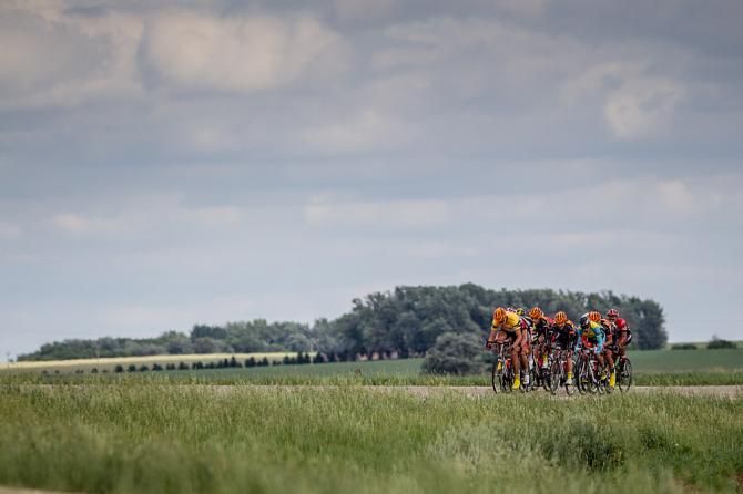 Today&rsquo;s race stayed in small groups from the heavy winds