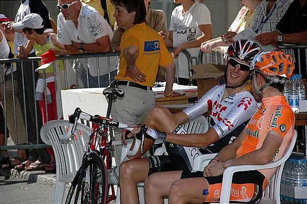 Andy Schleck and Igor Anton talk about what is awaiting them.