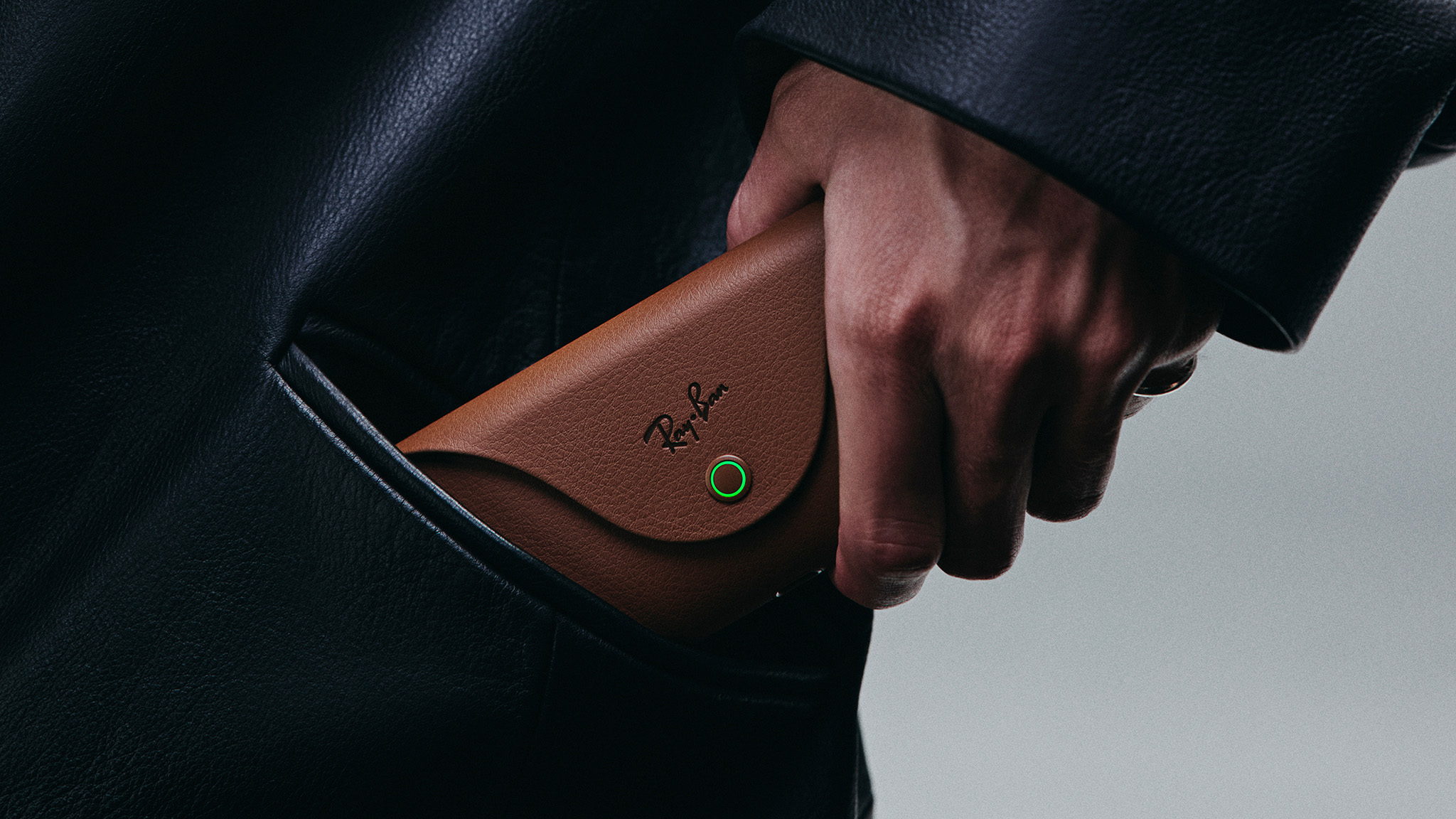 An official lifestyle photo of a person wearing Ray-Ban Meta (Gen 2) smart glasses