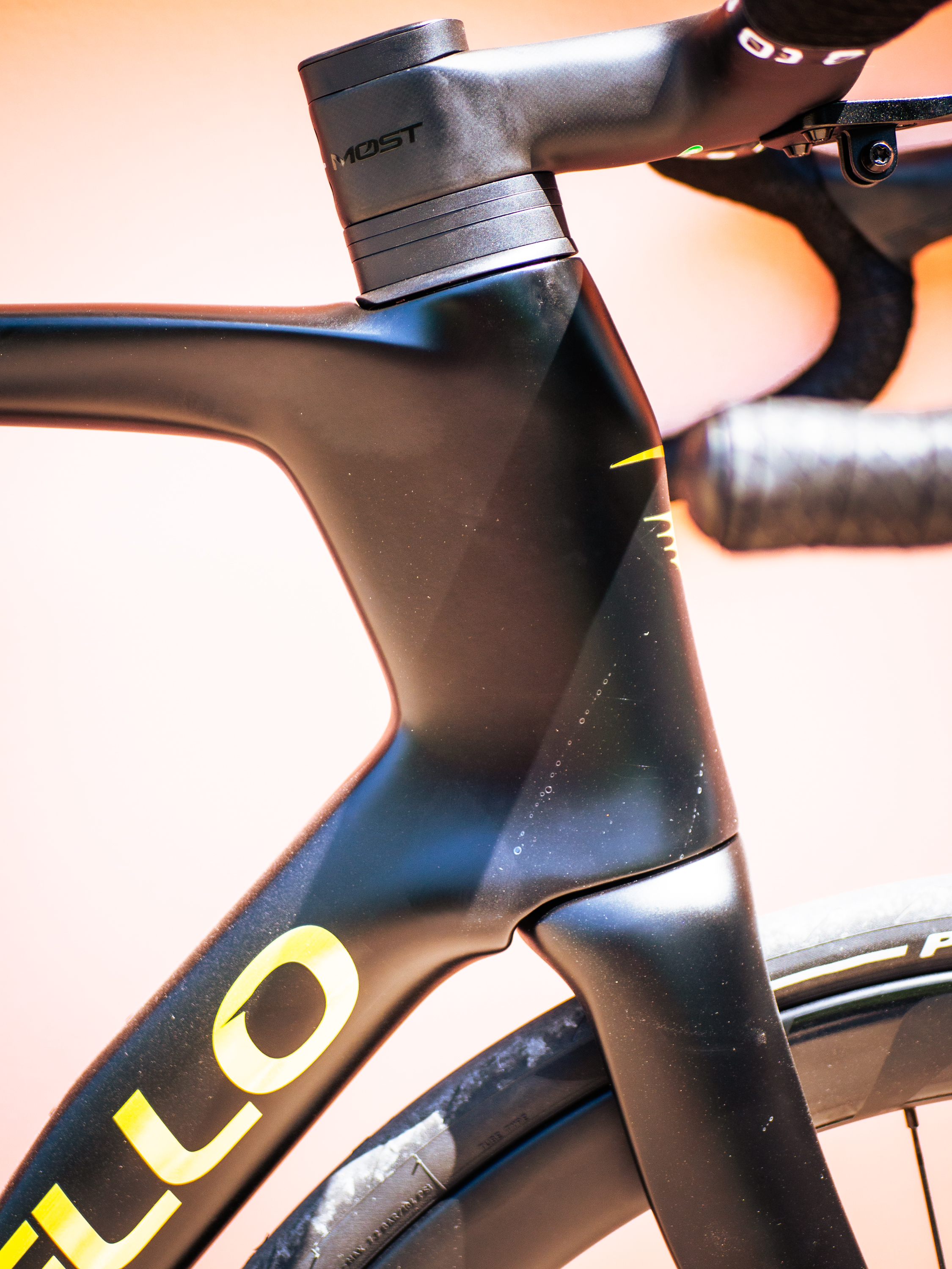 Detail shots of the 2025 Pinarello F