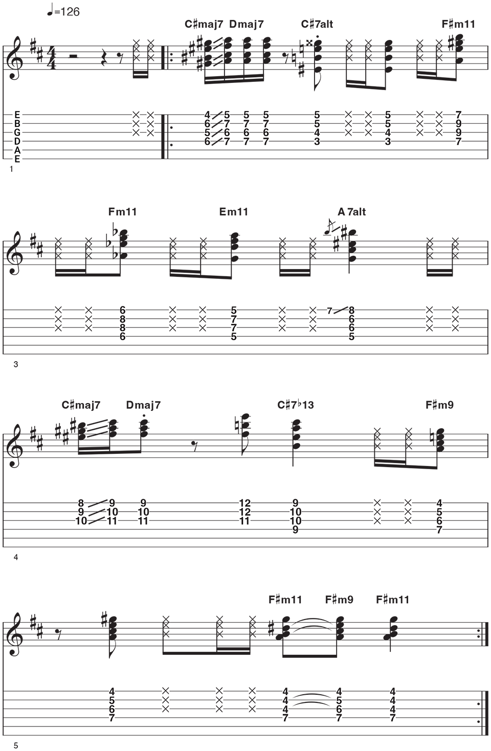 Brazilian Guitar Example