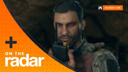 Dying Light The Beast screenshot of kyle talking on a radio, with a gamesradar On The Radar overlay