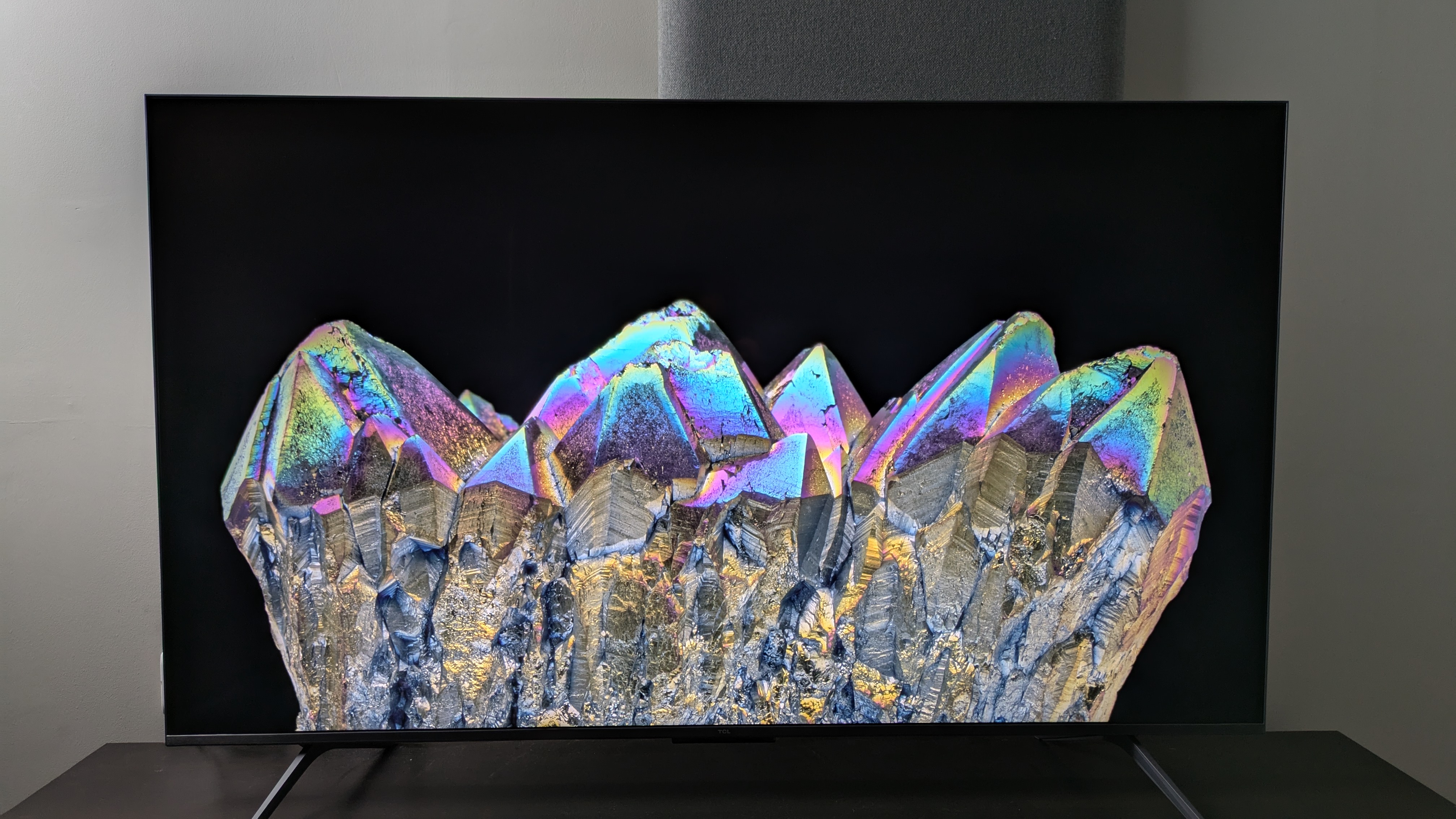 TCL C6K with crystal on screen