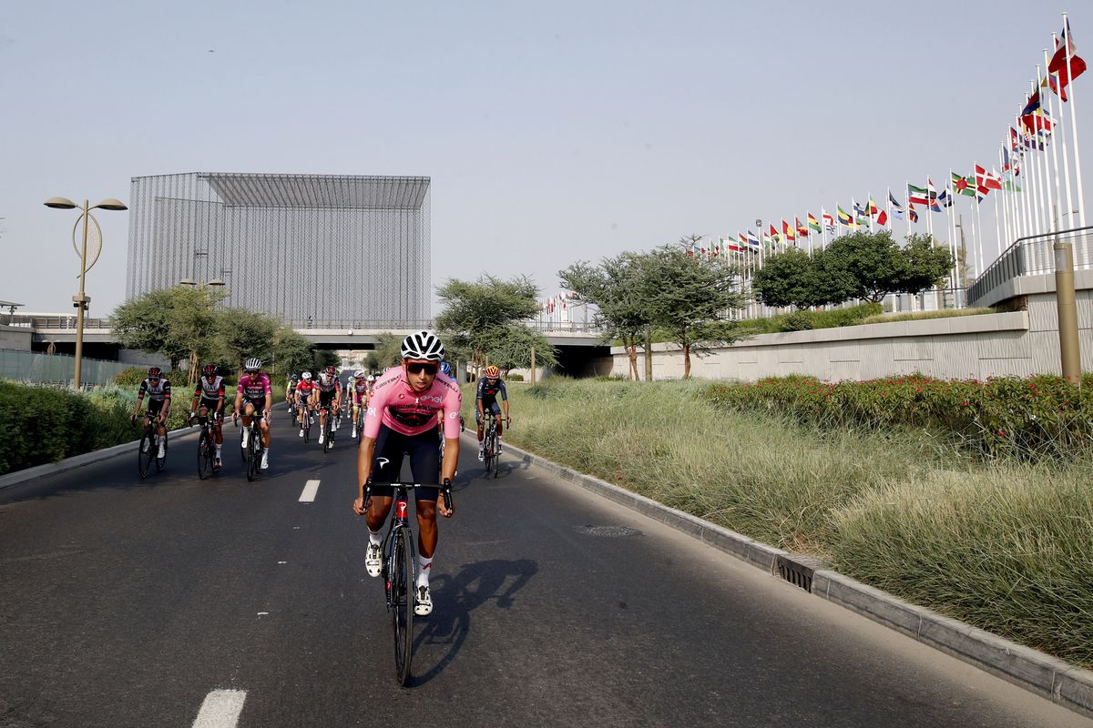 Giro dItalia Criteirum Expo 2020 Dubai 06112021 Egan Bernal COL Ineos Grenadiers photo Luca BettiniBettiniPhoto2021