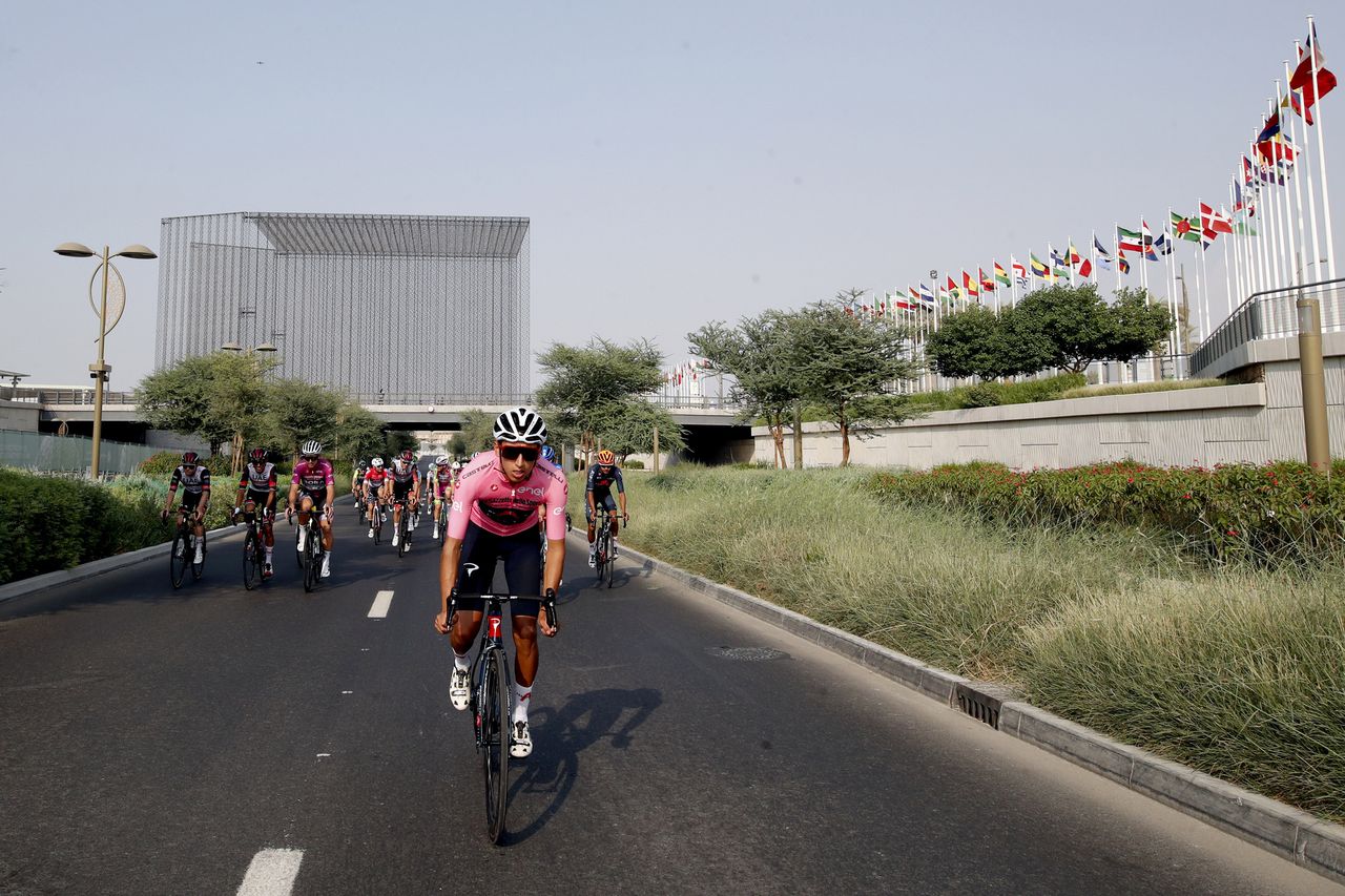 Giro dItalia Criteirum Expo 2020 Dubai 06112021 Egan Bernal COL Ineos Grenadiers photo Luca BettiniBettiniPhoto2021