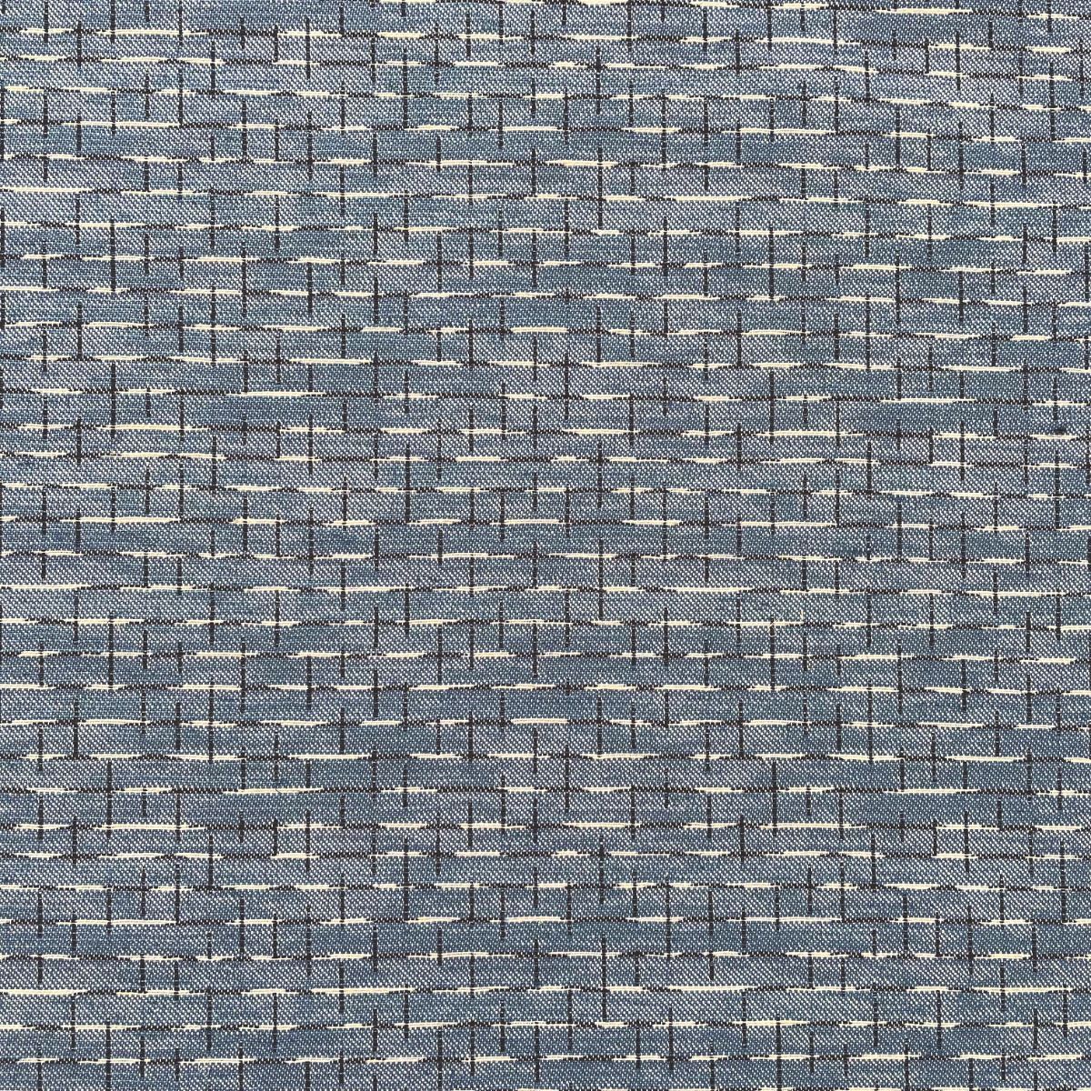 Blue patterned wallpaper