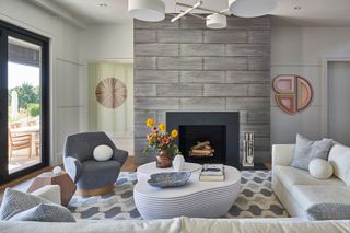 Modern grey living room