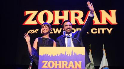 New York City Mayor-elect Zohran Mamdani and his wife, Rama Duwaji