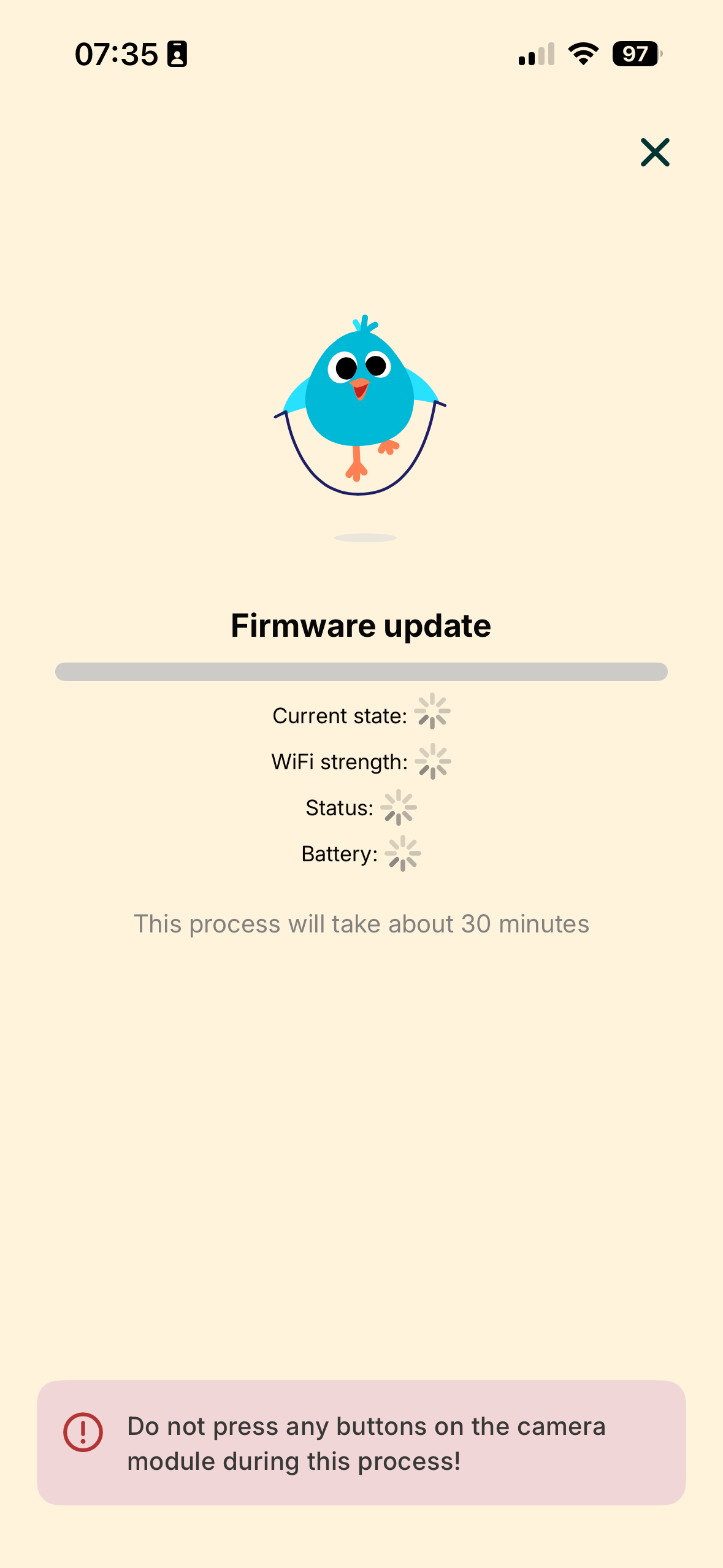 Screenshots from the Bird Buddy 2 app interface