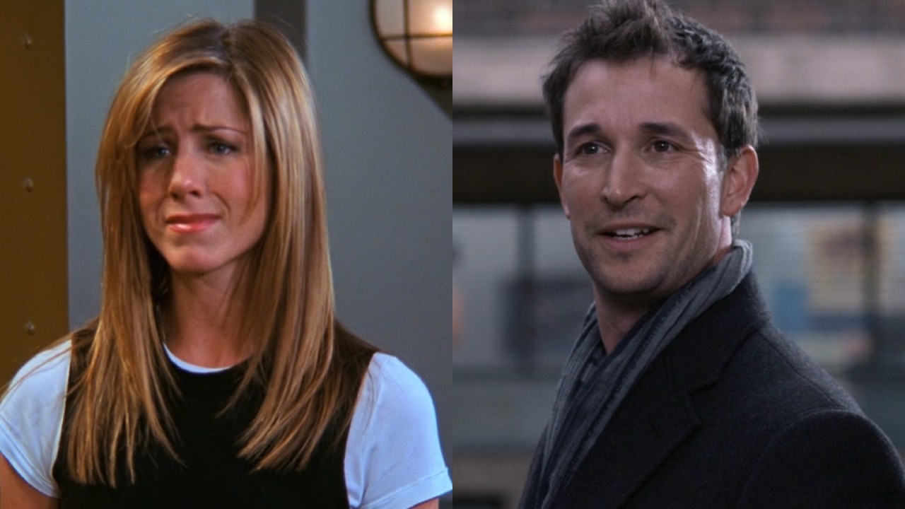 Jennifer Aniston in the final episode of Friends/Noah Wyle in the final episode of ER.