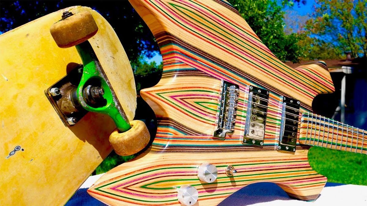 This none-more-punk electric guitar is made entirely of ...
