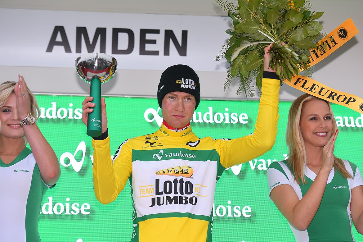 Wilco Kelderman (LottoNl-Jumbo) in the lead in Tour de Suisse