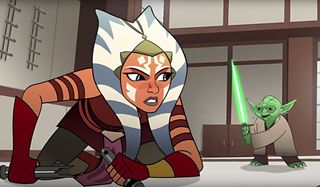 Ahsoka and Yoda in Star Wars Forces of Destiny