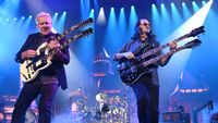 Rush onstage at the Kia Forum