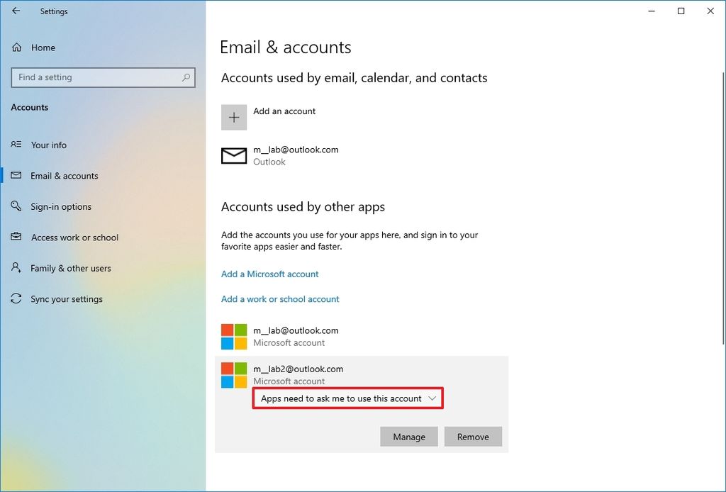 How to manage email and account settings on Windows 10 | Windows Central