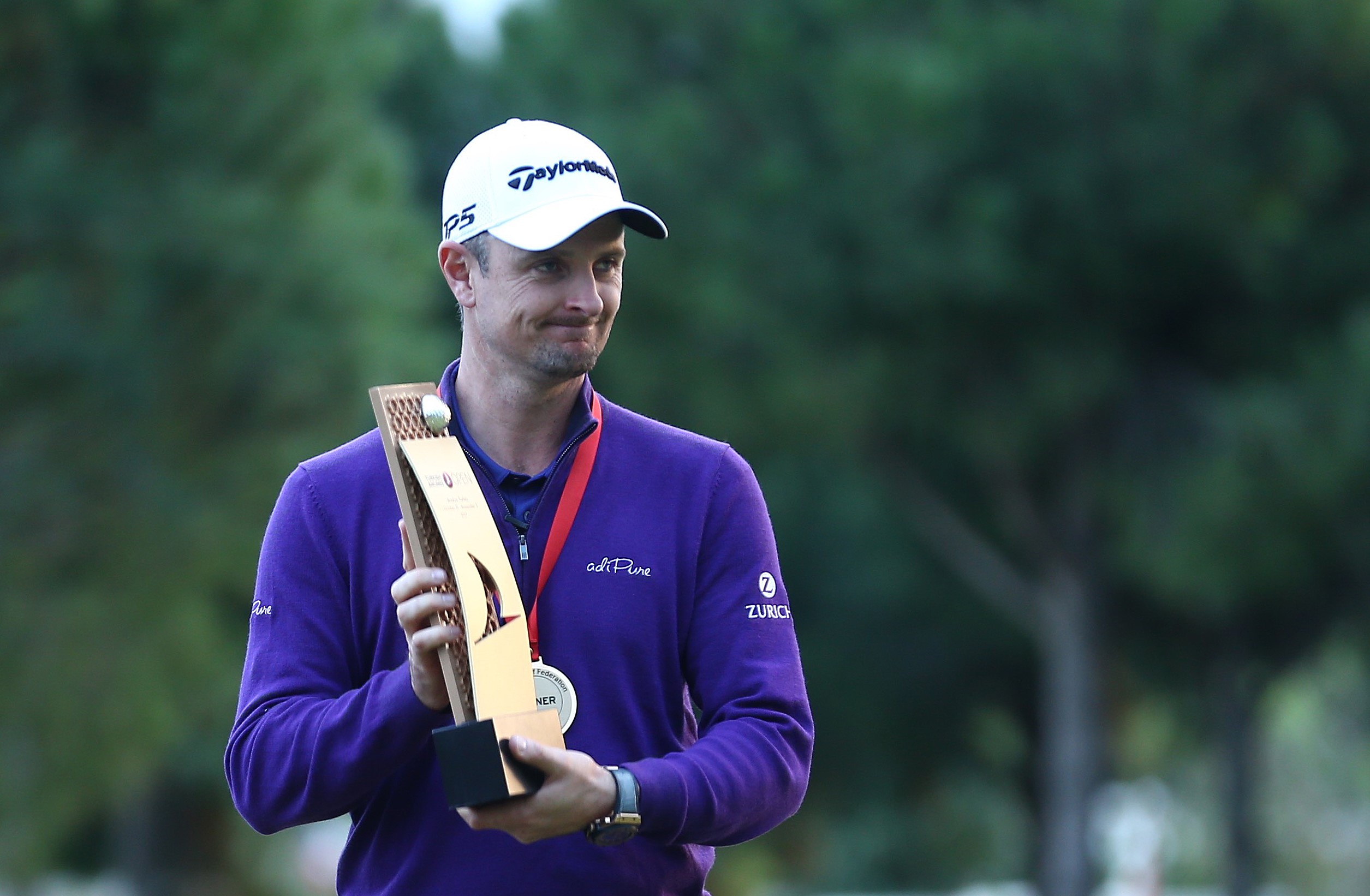 Justin Rose holds the Turkish Airlines Open title
