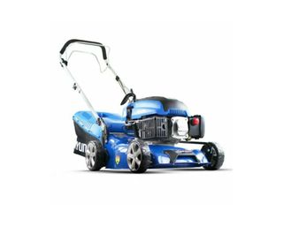 Image of blue HYUNDAI mower