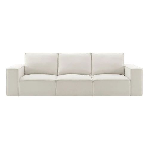 Brooklyn 3-seater sofa in Ivory