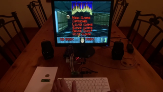 Doom, running on a Raspberry Pi Pico