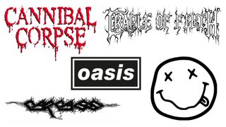 1990s band logos