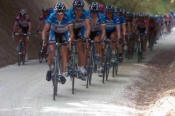 Discovery set the tempo on the gravel climb