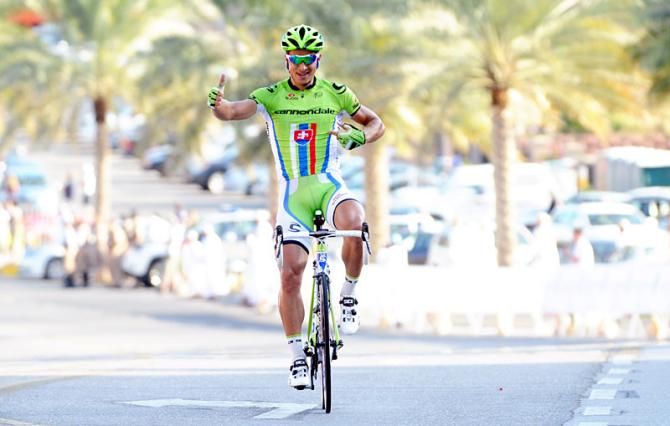 Peter Sagan (Cannondale) soloed to victory in stage 2 at the Tour of Oman.