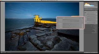 Lightroom tutorial moonlit landscape