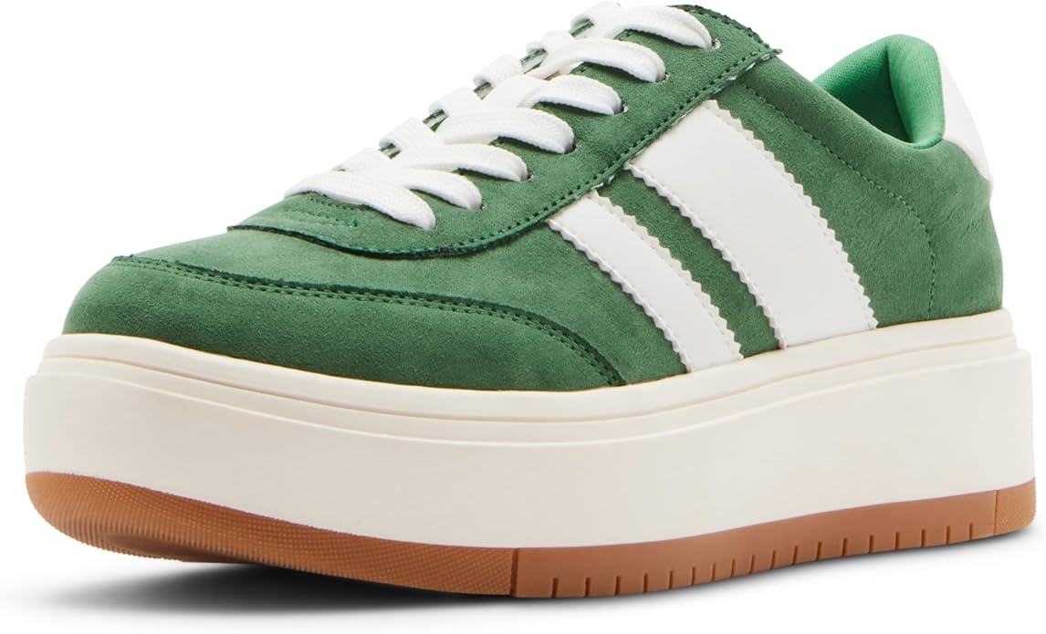 Madden Girl, Madden Girl Women&#039;s Navida Sneaker, Green/white, 8