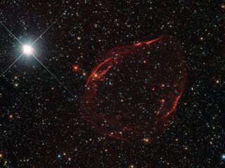 The shell of a type 1a supernova, shown here, was imaged by the NASA/ESA Hubble Space Telescope's Wide Field Camera 3. Scientists use these types of supernovas to measure the expansion rate of the universe.