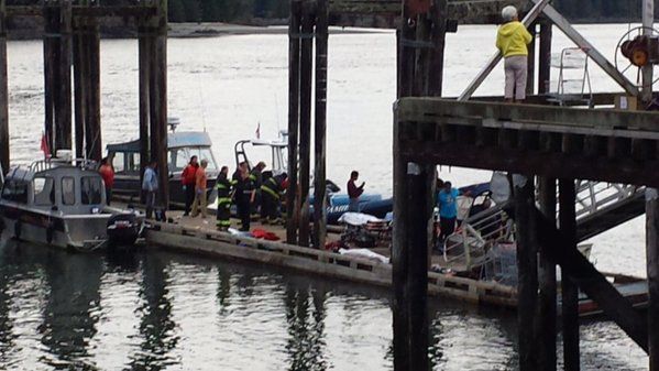 The search and rescue effort in Tofino, B.C.