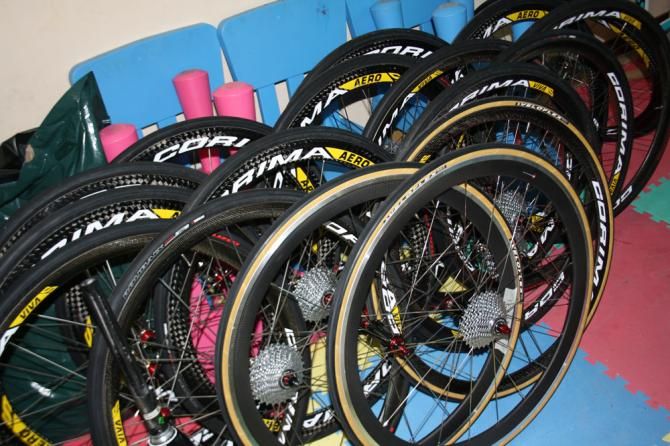 Corima supply the team with wheels for 2014
