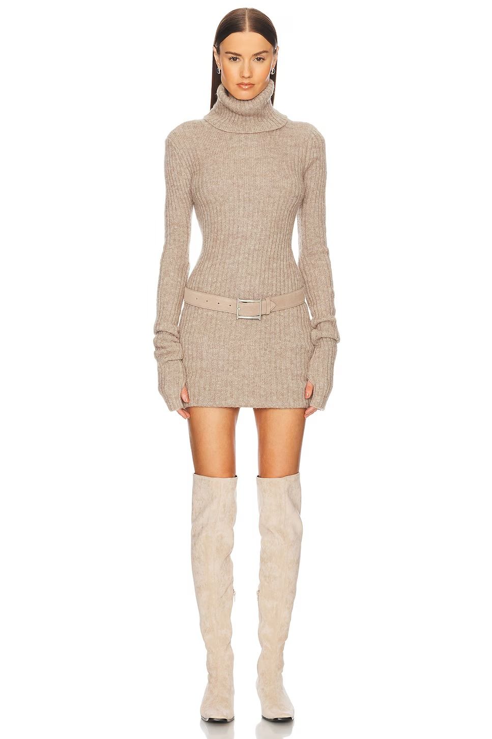 Helsa, Lauren Mini Knit Dress